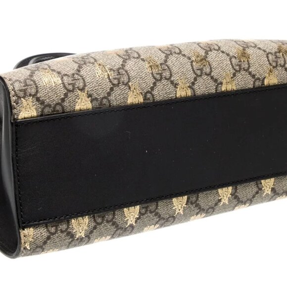 Gucci GG Supreme Padlock Purse with Golden Honey Bees Excellent Condition - Picture 5 of 7